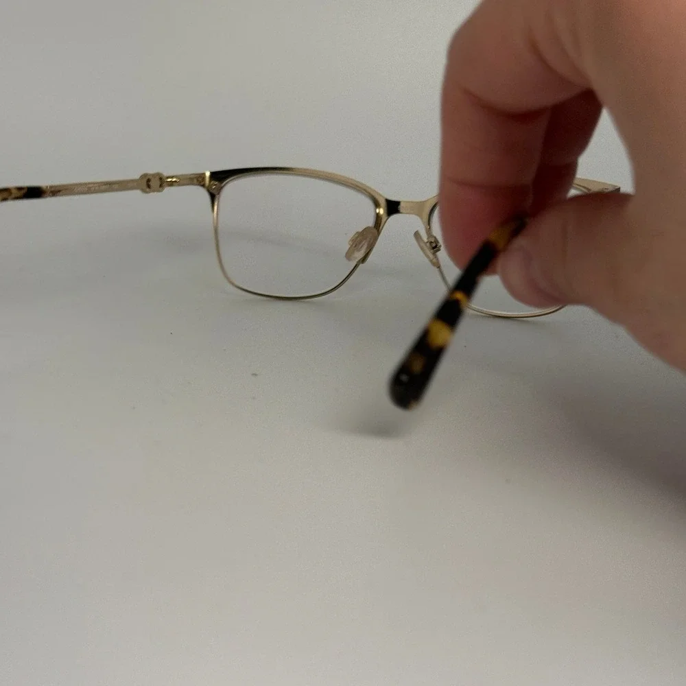 Cole Haan CH5009 414 Navy Blue Gold Cat Eye Eyeglasses Frames 135 07/16‎